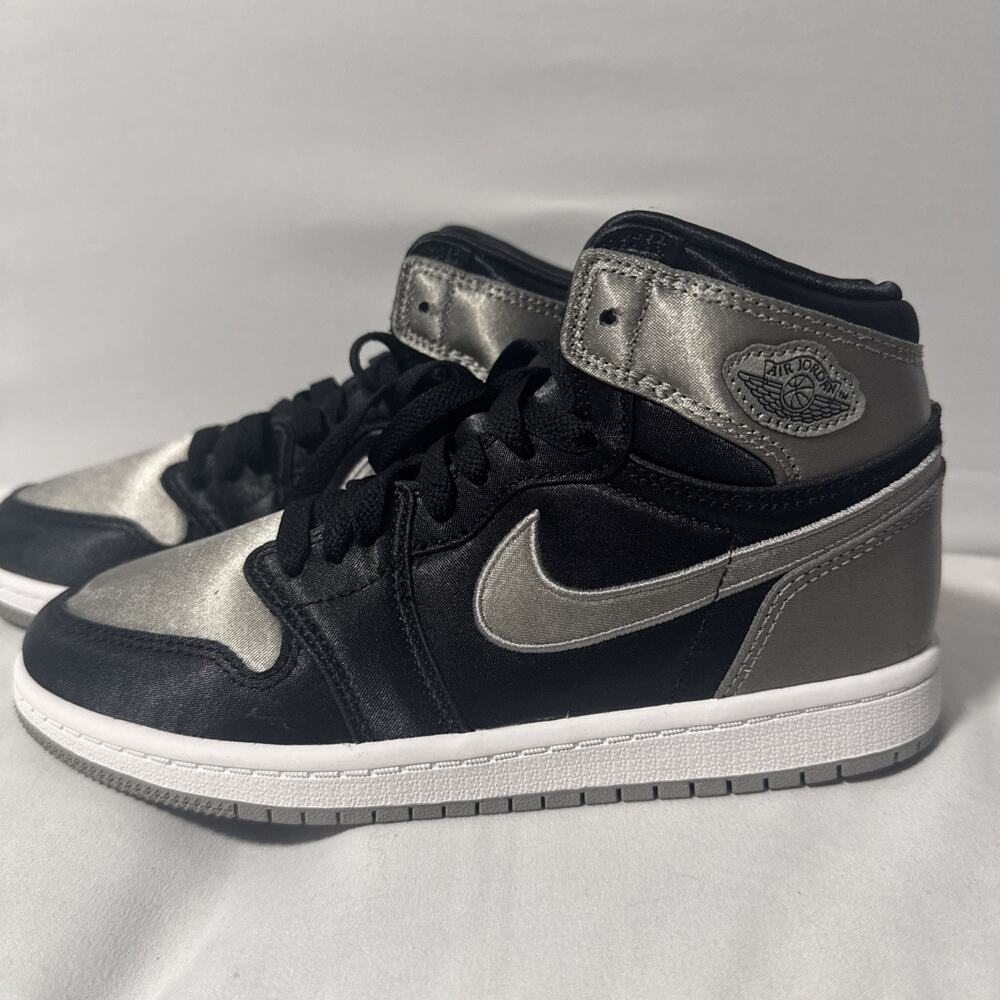 Nike Jordan Retro High OG (PS) 2.5 Youth FD5304-010 Black Med Gray New